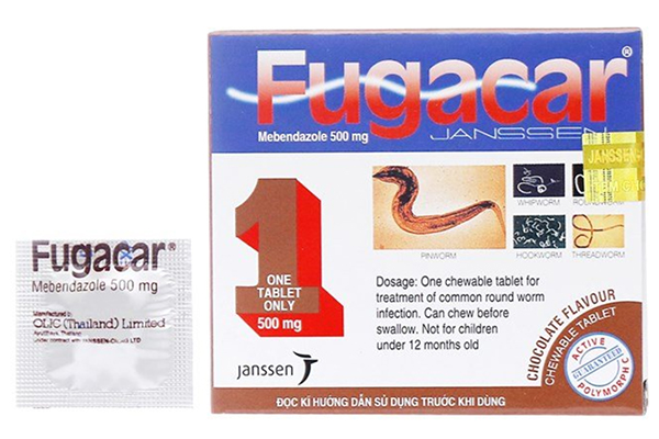 Uống thuốc tẩy giun Fugacar trước khi mang thai